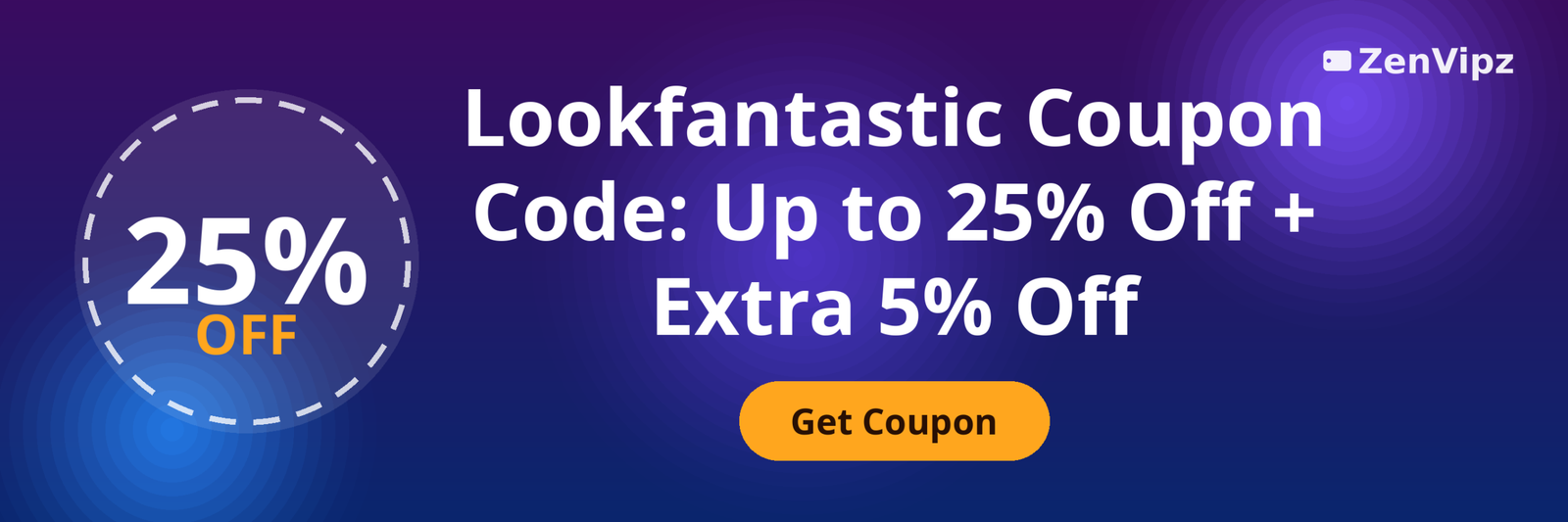 Lookfantastic coupon code EXTRA giving up to 25 percent off plus extra 5 percent off selected beauty products